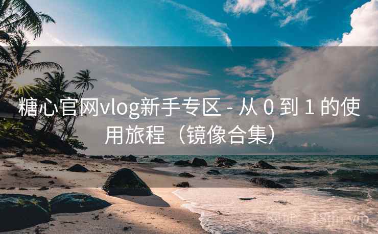 糖心官网vlog新手专区 - 从 0 到 1 的使用旅程（镜像合集）